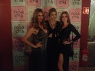 Fernanda Lima e Marina Ruy Barbosa ficam pouco em festa com Gigi Hadid