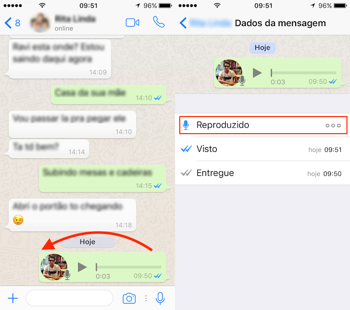 Como Saber Se Um áudio Foi Realmente Reproduzido No Whatsapp Dicas