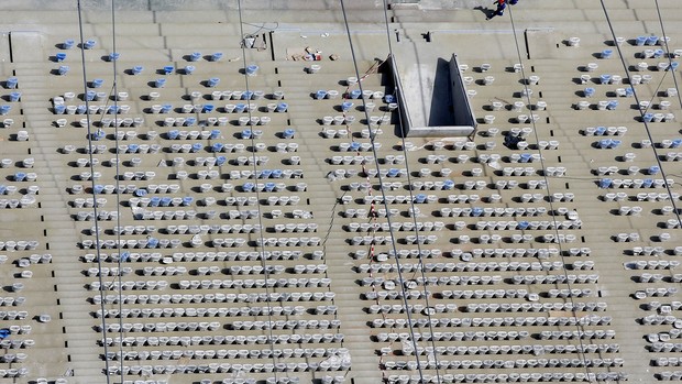 cadeiras estádio maracanã  (Foto: Agência Reuters)