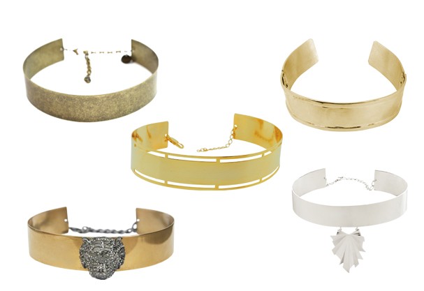 Chokers metálicos (Foto: Divulgação)