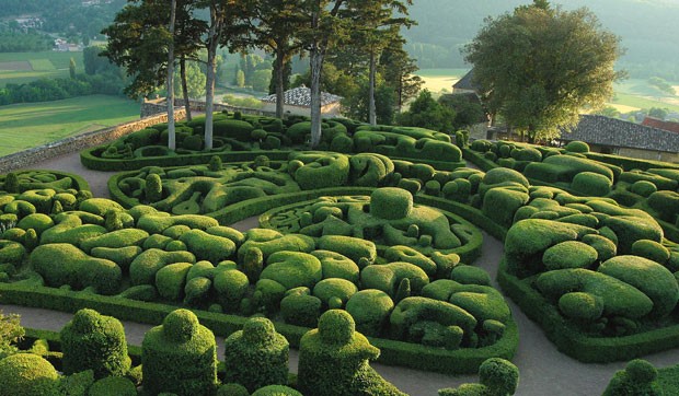 Jardim de Marqueyssac, na França (Foto: Divulgação/Marqueyssac)