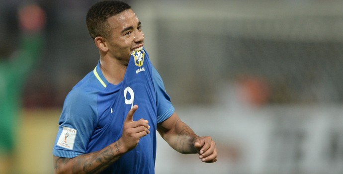Gabriel Jesus Brasil x Peru (Foto: Pedro Martins / MoWA Press) Gabriel Jesus Brasil x Peru (Foto: Pedro Martins / MoWA Press)