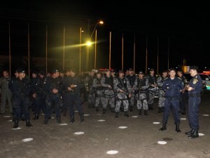 Polícia Militar e Companhia de Operações Especiais farão patrulhamento ostensivo (Foto: Larissa Matarésio/G1)
