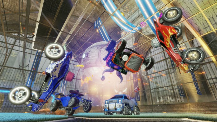 O caos toma conta de Rocket League (Foto: Divulgação)