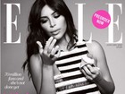 Kim Kardashian se lambuza com cupcake em capa de revista