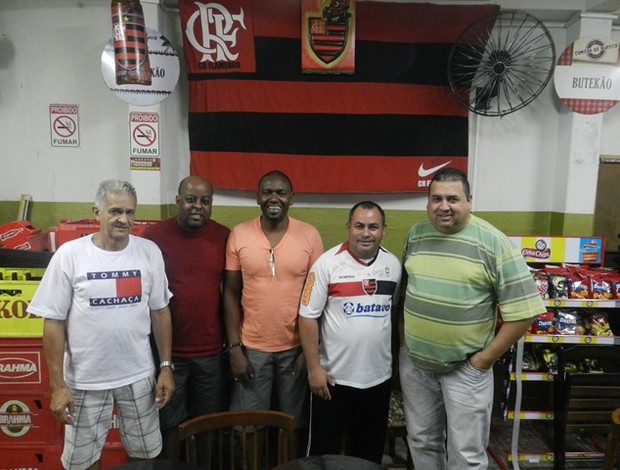 Torcedores do Flamengo em Uberlândia (Foto: Diego Alves)