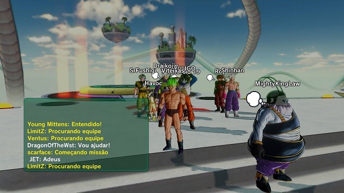 O game mistura elementos de luta com MMO (Foto: Reprodução/Victor Teixeira)