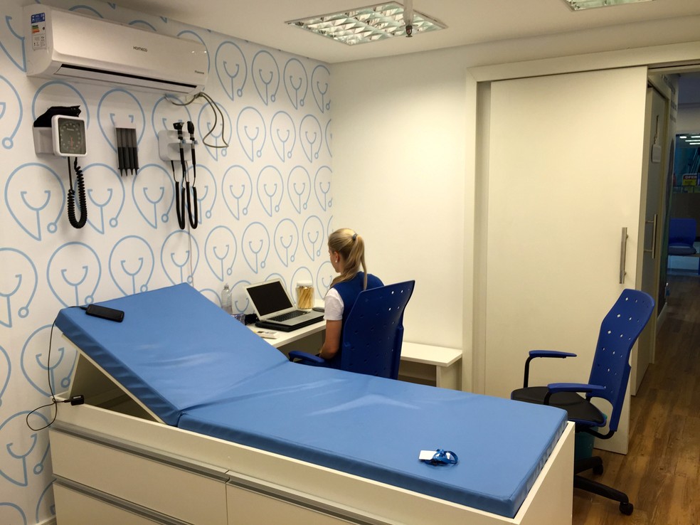 Consultório de atendimento da rede Dr. Agora (Foto: Divulgação)