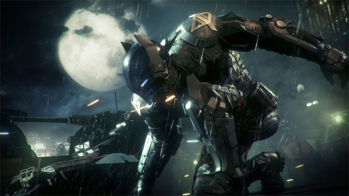 Arkham Knight controla um verdadeiro exército contra o Homem-Morcego (Foto: Divulgação)