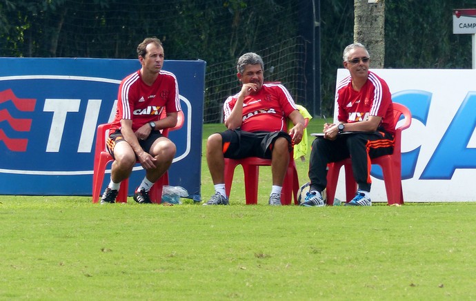 Ney franco Flamengo Ninho do Urubu amistoso Tupi (Foto: Globoesporte.com)