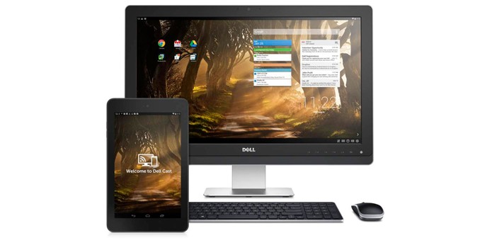 Acessório permite conectar tablet em telas maiores e usá-lo como se fosse um desktop (foto: Reprodução/Dell)