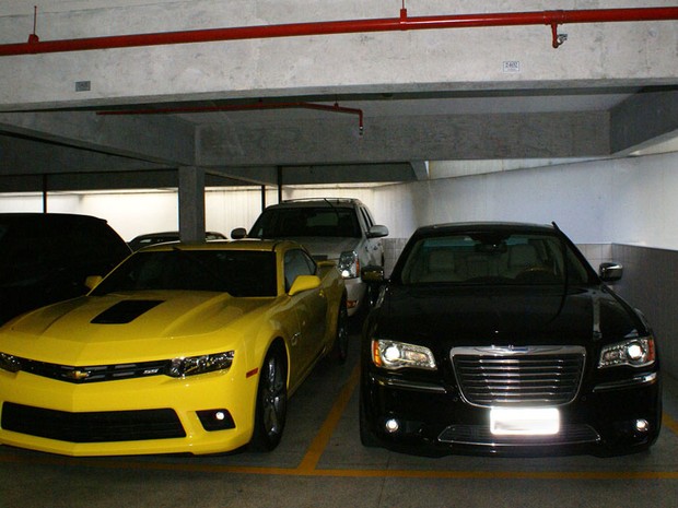 Camaro Amarelo apreendido durante a operação Citrus, na Bahia (Foto: Divulgação/Sefaz)