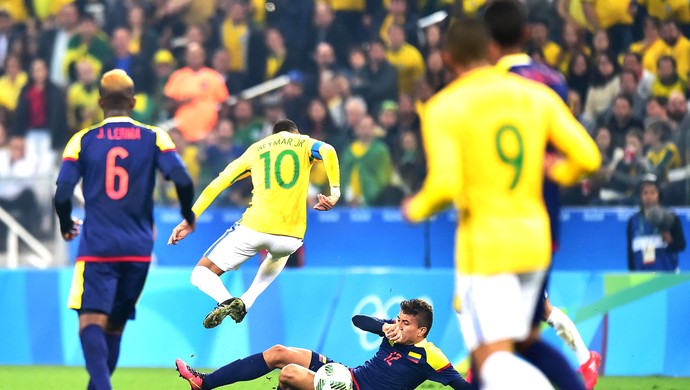 Neymar, Brasil X Colômbia (Foto: Marcos Ribolli / Globoesporte.com)