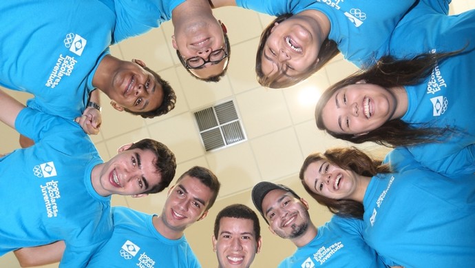 Voluntários de todo país chegaram em Fortaleza para os Jogos Escolares da Juventude (Foto: Comitê Olímpico do Brasil (COB))