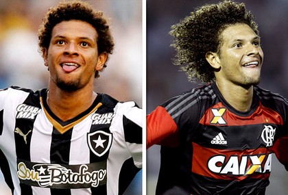 Montagem Arão Botafogo e Flamengo (Foto: GloboEsporte.com)