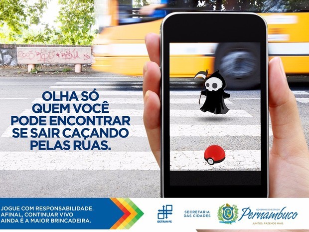 G1 - Detran faz campanha para alertar jogadores de Pokémon Go no Rio -  notícias em Rio de Janeiro