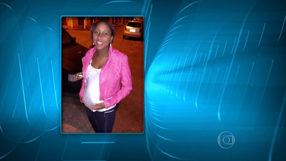 Patrícia Xavier estava grávida de 9 meses quando foi morta (Foto: Reprodução/TV Globo)
