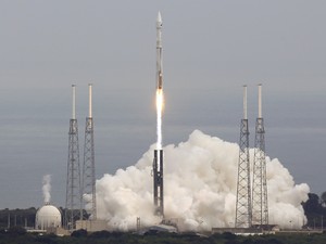 Sonda Maven, da Nasa, é lançada do Cabo Canaveral, da Flórida, em novembro de 2013 (Foto: AP Photo/John Raoux/Arquivo)