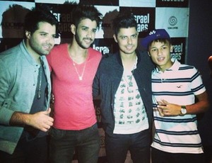 Neilton, Gusttavo Lima, André e Kadu (Foto: Reprodução / Instagram)