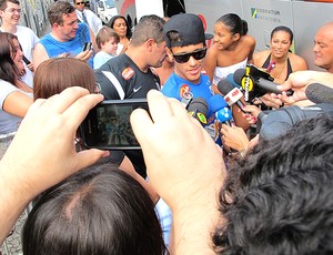 Neymar, Ct Rei Pelé (Foto: Lincoln Chaves / globoesporte.com)