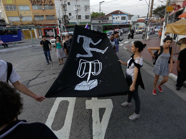 Protesto Passe Livre (Foto: Newton Menezes/Futura Press/Estadão Conteúdo)