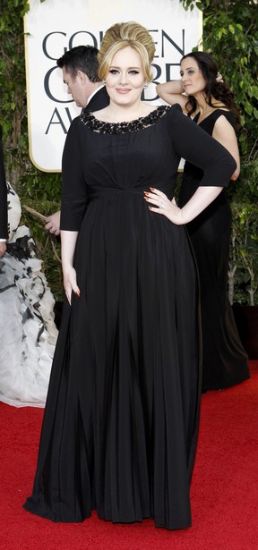 Adele no Globo de Ouro (Foto: Mario Anzuoni/ Reuters/ Agência)