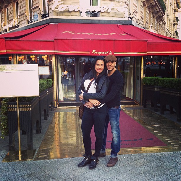 Belo e Gracy crtem passeio em Paris (Foto: Reprodução/Instagram)