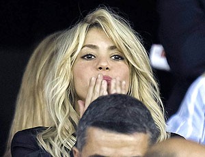 Shakira assiste a final da Copa do Rei entre Barcelona e Atlhetic Bilbao (Foto: EFE)