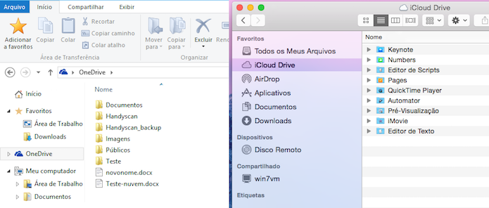 Onedrive e iCloud Drive: A nuvem no desktop (Foto: Reprodução/Edivaldo Brito)