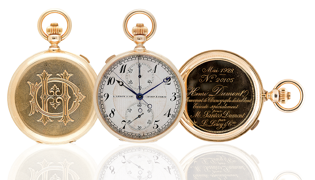 Relógio encomendado por Santos Dumont tem dedicatória para seu sobrinho (Foto: Divulgação)