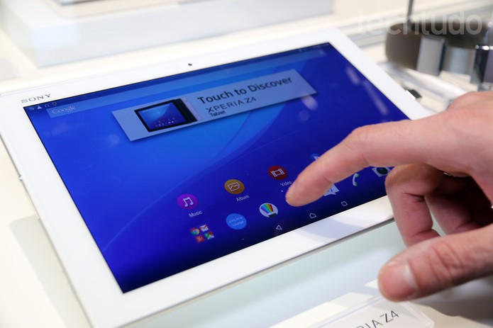 Xperia Z4 Tablet (Foto: Isadora Díaz/TechTudo) Xperia Z4 Tablet (Foto: Isadora Díaz/TechTudo)