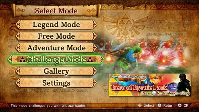 Hyrule Warriors: como jogar o modo de desafios do game (Foto: Reprodução/Murilo Molina)
