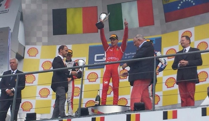 Joia do programa de jovens talentos da Ferrari, Raffaele Marciello venceu pela primeira vez na GP2 (Foto: Divulgação)