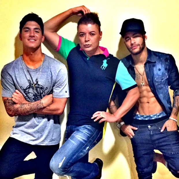 Medina, David Brazil e Neymar  (Foto: Instagram / Reprodução)