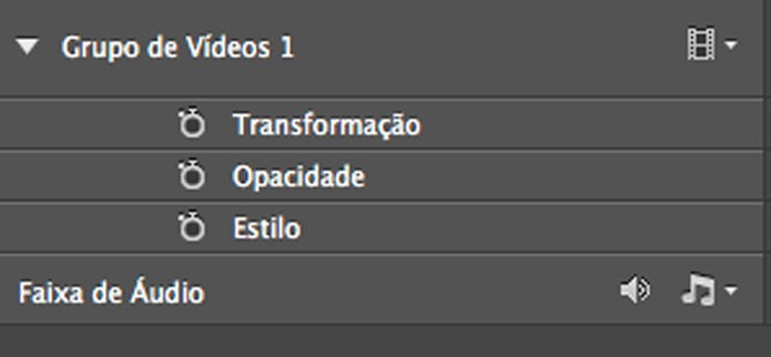 Opções de Camada na Linha do tempo (Foto: Reprodução/André Sugai)