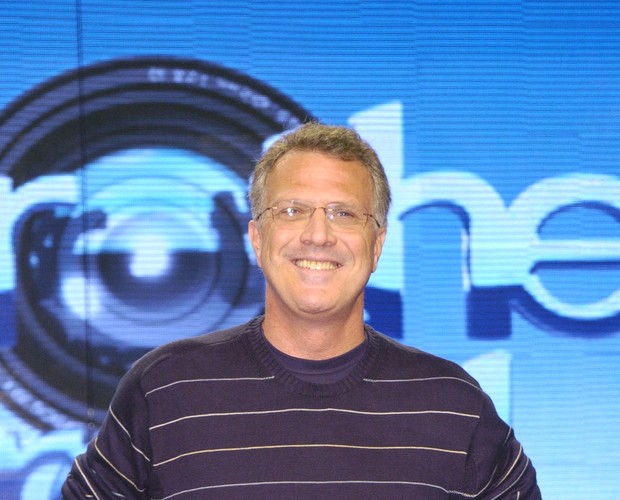 Pedro Bial no BBB 9 (Foto: Divulgação/TV Globo)