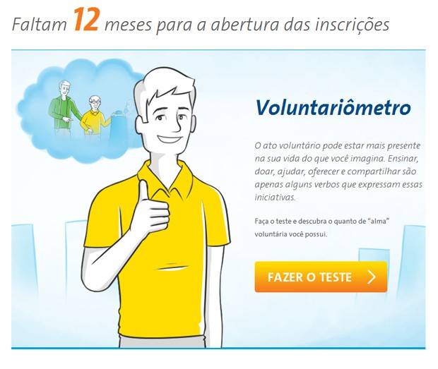 Rio 2016 aplicativo voluntariômetro (Foto: Reprodução / Facebook)