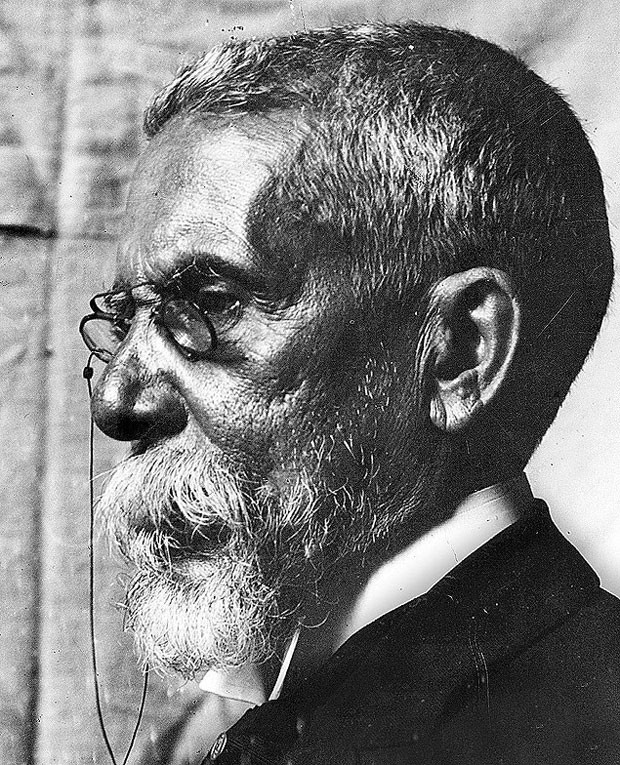 Imagem de perfil do escritor Machado de Assis em 1904 (Foto: Divulgação)