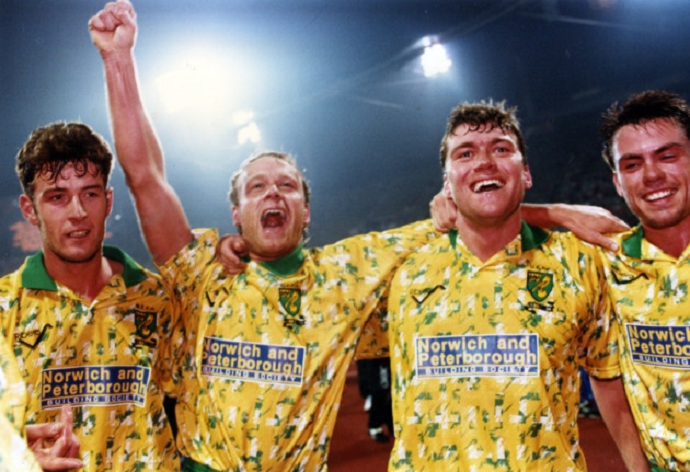 Norwich City uniforme 1993