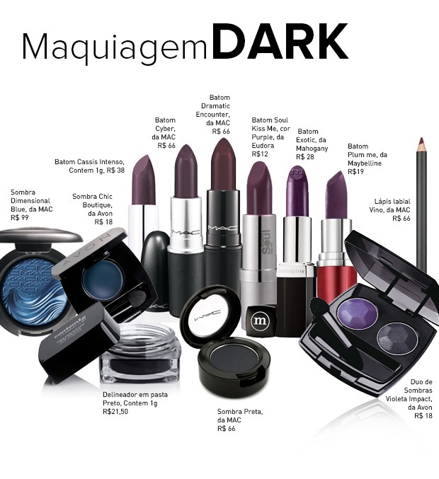 Maquiagem Dark (Foto: EGO)