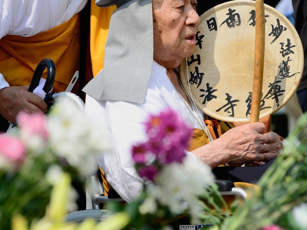 Hiroshima lembra 68º aniversário de ataque nuclear (Foto: Toru Yamanaka/AFP)