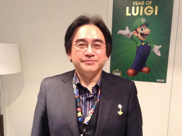 Satoru Iwata, presidente mundial da Nintendo, em entrevista ao G1 nesta quinta-feira (13) durante a E3 2013. (Foto: Gustavo Petró/G1)