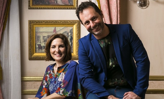 Thereza Falcão e Alessandro Marson, autores da Globo (Foto: TV Globo / Raquel Cunha))