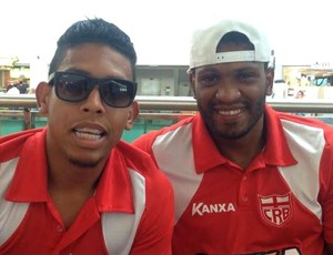 Bocão e Daniel Cruz CRB (Foto: Reprodução/Vídeo GloboEsporte.com)