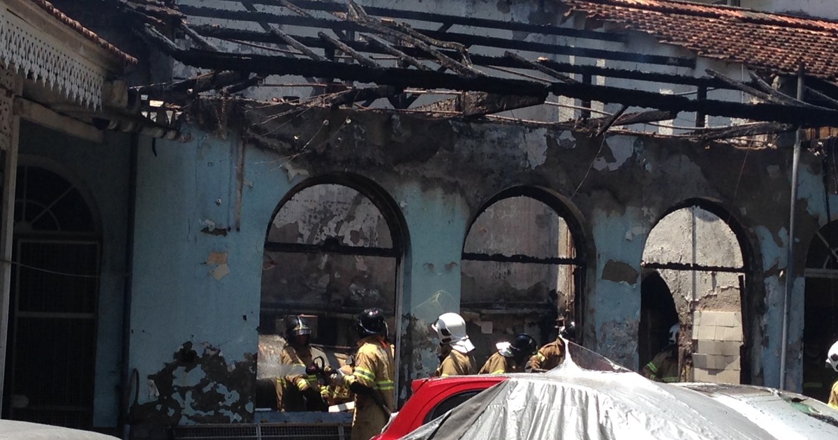 Incêndio atinge Casa de Saúde São Sebastião, na Zona Sul do Rio - Globo.com