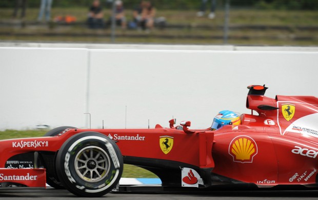 Fernando Alonso, treino GP Alemanha (Foto: AFP)