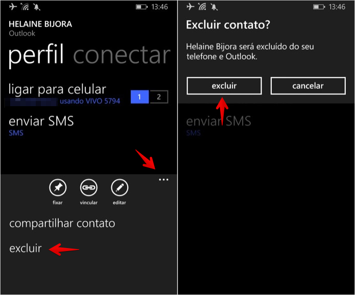 Apagando um contato da agenda do Windows Phone (Foto: Reprodução/Helito Bijora) (Foto: Apagando um contato da agenda do Windows Phone (Foto: Reprodução/Helito Bijora) ) Apagando um contato da agenda do Windows Phone (Foto: Reprodução/Helito Bijora) (Foto: Apagando um contato da agenda do Windows Phone (Foto: Reprodução/Helito Bijora) )