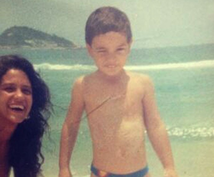 Allan Souza Lima quando criança  (Foto: Arquivo Pessoal)