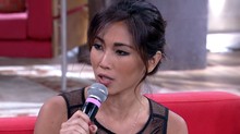 Dani Suzuki lembra tristeza após separação (Encontro com Fátima Bernardes/TV Globo)