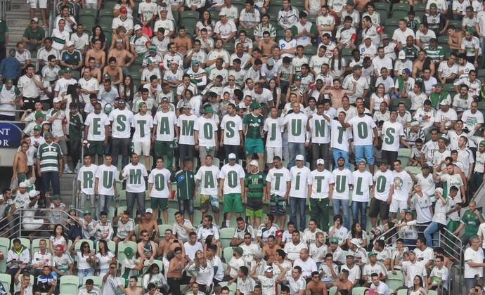 Torcida do Palmeiras prometeu união rumo ao título brasileiro: hora da arrancada final 